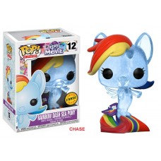 Limited Chase Edition Funko Pop! My Little Pony 12 MLP Movie Rainbow Dash Sea Pony Pop Vinyl FU21641